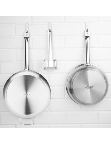Sauteuse inox Vogue 300mm 5 L - Induction compatible