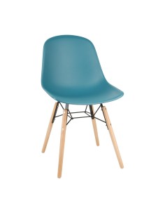 Chaises Bolero Arlo vert d'eau - lot de 2, design moderne