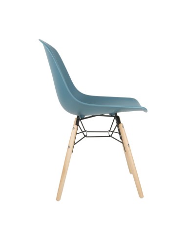 Chaises Bolero Arlo vert d'eau - lot de 2, design moderne