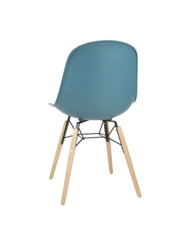 Chaises Bolero Arlo vert d'eau - lot de 2, design moderne