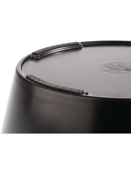 Bol noir et bois APS Frida 220 mm - 2,2 L