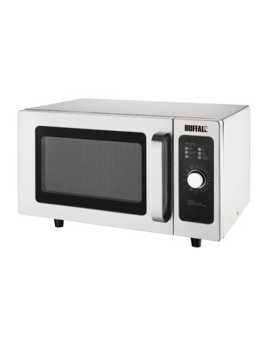 Micro-ondes professionnel Buffalo 25L 1000W inox