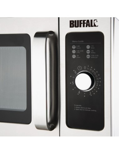 Micro-ondes professionnel Buffalo 25L 1000W inox