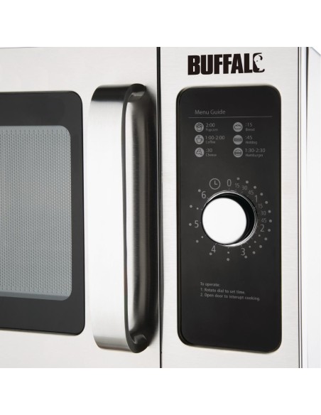 Micro-ondes professionnel Buffalo 25L 1000W inox