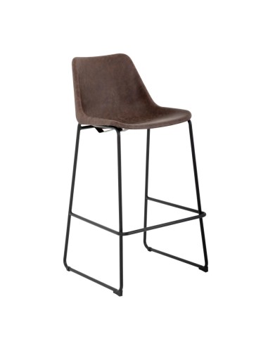 Tabouret haut Bolero Rodeo moka - 1060 mm - Durable et vintage