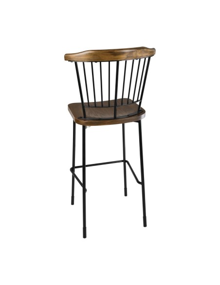 Tabourets hauts Scandi Bolero noirs - lot de 2