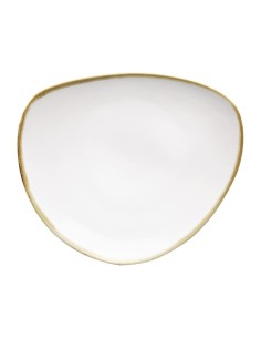 Assiettes triangulaires Olympia Kiln 230 mm - Lot de 6