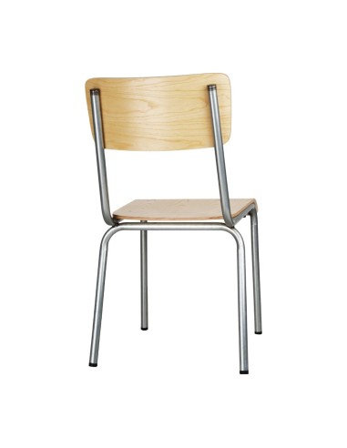 Chaises Bolero Cantina galvanisées - lot de 4
