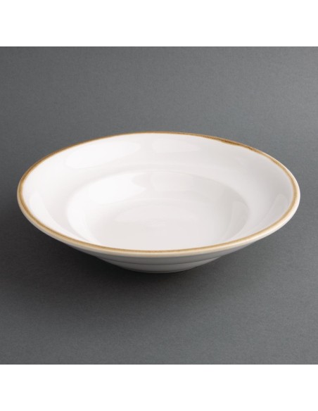 Assiettes à pâtes Olympia Kiln 250mm - Lot de 4