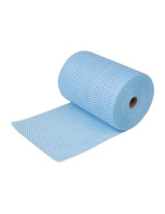 Chiffons non tissés bleus Nisbets Essentials - rouleau 300