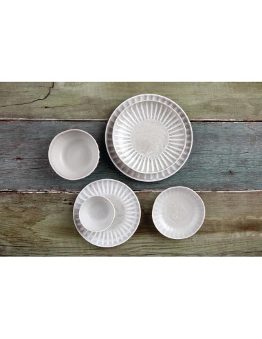Bols Profonds Olympia Corallite Gris 150x65 mm - Lot de 6