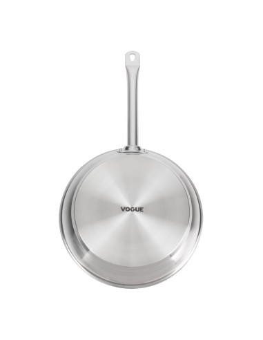 Poêle antiadhésive inox Vogue 280 mm - Induction