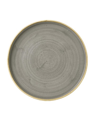 Assiettes Churchill Stonecast 260mm gris - lot de 6