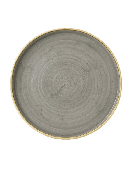 Assiettes Churchill Stonecast 260mm gris - lot de 6
