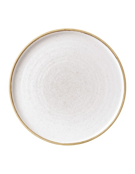 Assiettes Churchill Stonecast Barley White 260mm - lot de 6