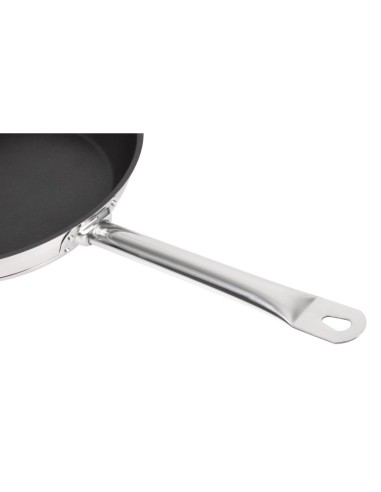 Poêle antiadhésive inox Vogue 280 mm - Induction
