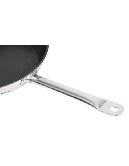 Poêle antiadhésive inox Vogue 280 mm - Induction