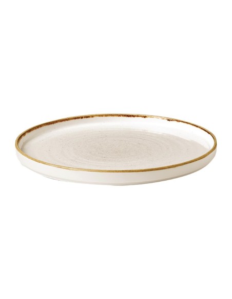Assiettes Churchill Stonecast Barley White 210mm - Lot de 6