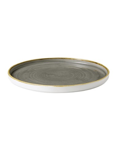 Assiettes Churchill Stonecast 260mm gris - lot de 6