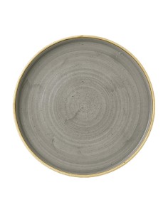Assiettes Churchill Stonecast Peppercorn Grey 210mm - Lot de 6