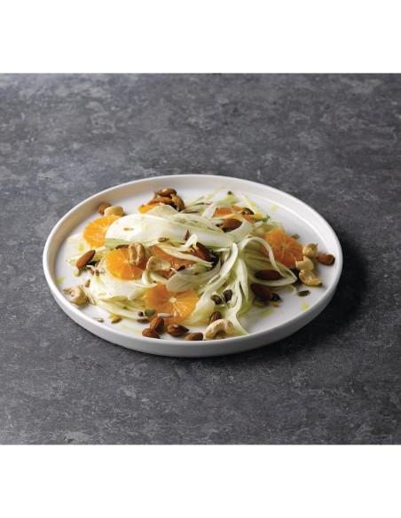 Assiettes Churchill Chefs blanches 260mm - lot de 6