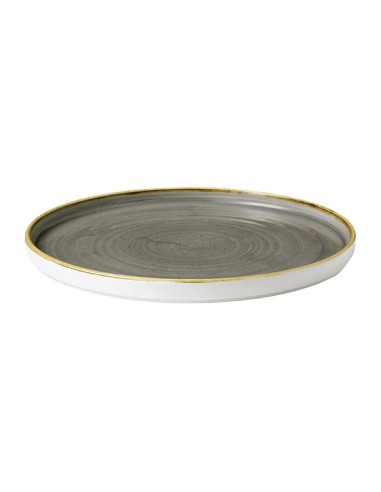 Assiettes Churchill Stonecast Peppercorn Grey 210mm - Lot de 6