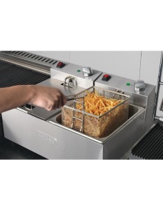 Friteuse double Buffalo 2x5L 2x2,8kW - inox 2