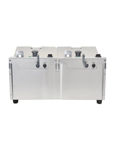 Friteuse double Buffalo 2x5L 2x2,8kW - inox