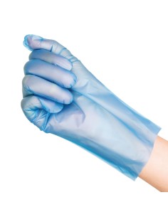 Gants alimentaires TPE bleus XL - Lot de 200 Nisbets Essentials 2
