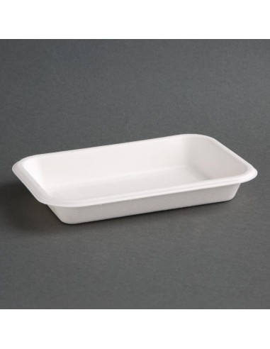 Barquettes compostables en bagasse 340 ml - Fiesta (50 pcs)