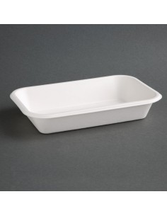 Barquettes compostables en bagasse 680 ml - Lot de 50