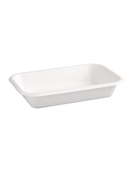 Barquettes compostables en bagasse 680 ml - Lot de 50