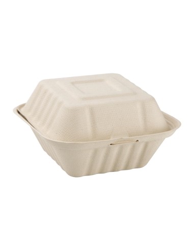 Boîtes hamburger compostables Fiesta 152mm - lot 500