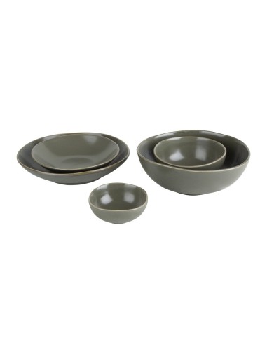 Bols profonds Olympia Build A Bowl verts 150mm - lot de 6