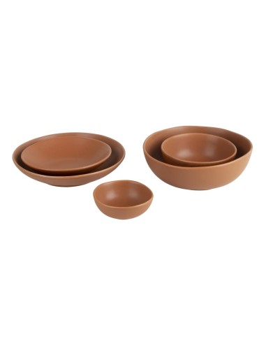 Plats creux melon Olympia Build A Bowl 250mm - lot de 4