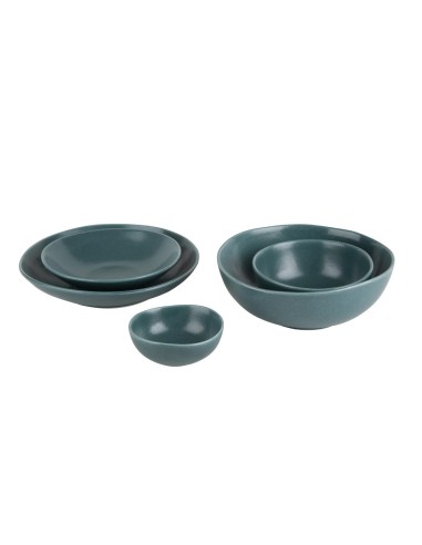 Bols profonds Olympia Build A Bowl bleus 110mm - lot de 12