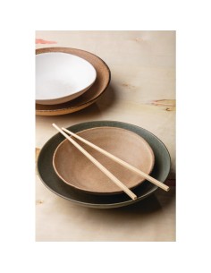 Plats creux Olympia Build A Bowl terre 250mm - Lot de 4 2