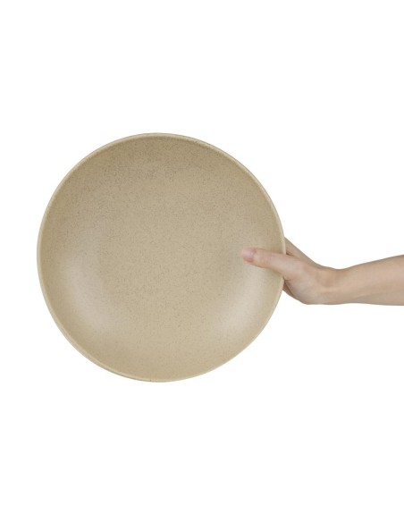 Plats creux Olympia Build A Bowl terre 250mm - Lot de 4