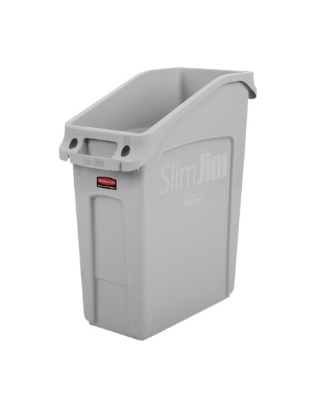 Conteneur sous-comptoir Slim Jim Rubbermaid 49L gris