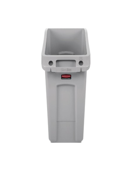 Conteneur sous-comptoir Slim Jim Rubbermaid 49L gris