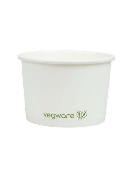 Pots alimentaires compostables Vegware 110 ml - lot 1000
