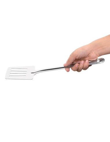 Pelle inox perforée Nisbets Essentials 330 mm - durable et lave-vaisselle