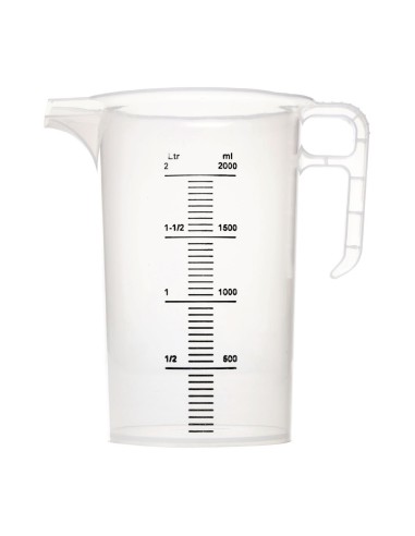 Pichet mesureur 2L Pro-Measures - Polypropylène alimentaire