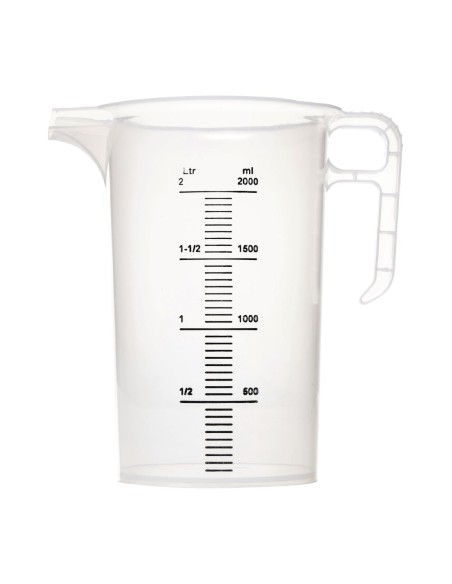 Pichet mesureur 2L Pro-Measures - Polypropylène alimentaire