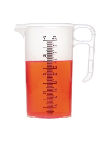 Pichet mesureur 1L en polypropylène - Pro-Measures