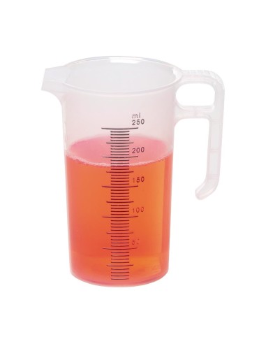 Pichet mesureur 250 ml Pro-Measures - Polypropylène alimentaire