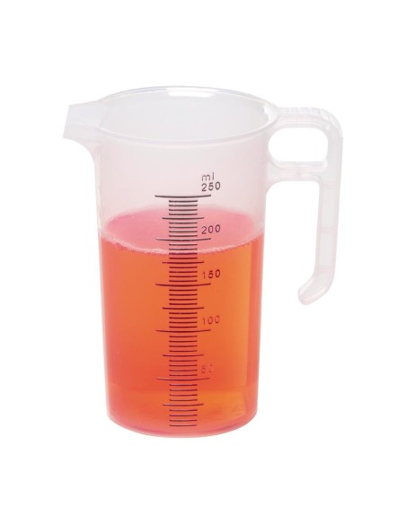 Pichet mesureur 250 ml Pro-Measures - Polypropylène alimentaire