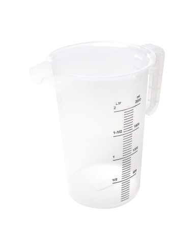Pichet mesureur 2L Pro-Measures - Polypropylène alimentaire