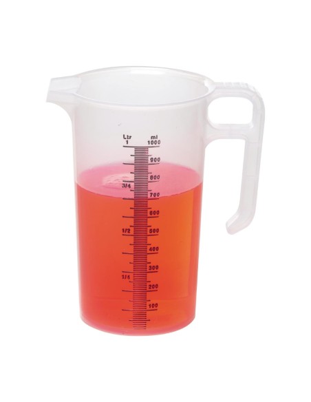 Pichet mesureur 1L en polypropylène - Pro-Measures