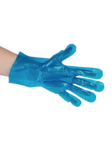 Gants alimentaires compostables Vegware bleu M - lot 2400